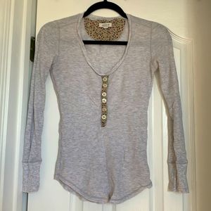 Aerie waffle knit long sleeve t-shirt